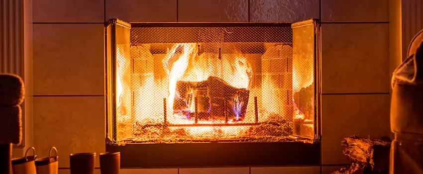 Mendota Hearth Landscape Fireplace Installation in Lebanon, Pennsylvania