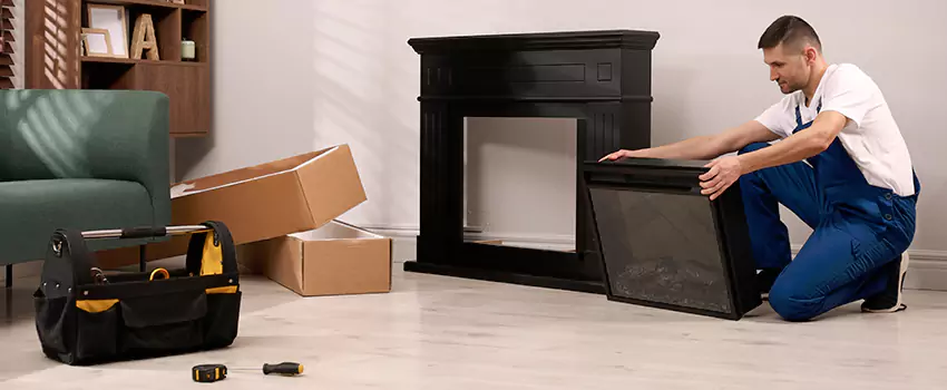 Old Rusted Metal Fireplace Repair And Replacement in Lebanon, PA